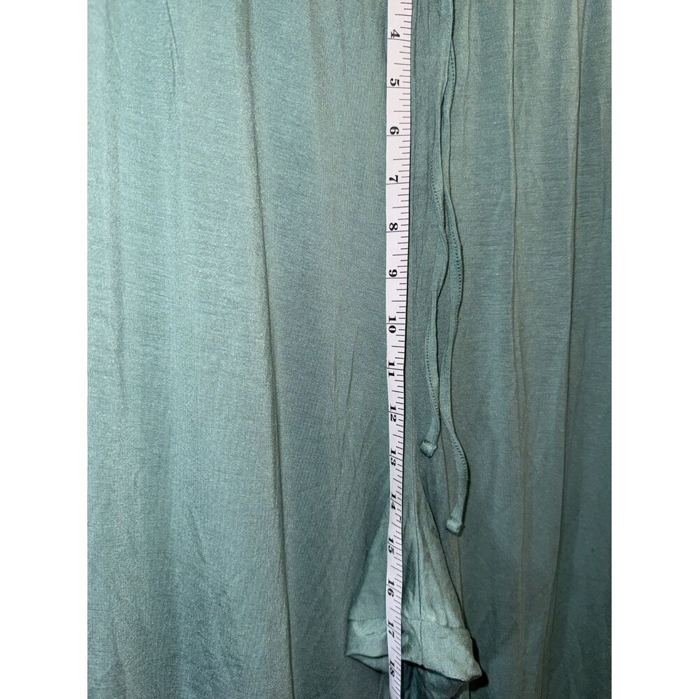 NWT Auden Cloud Knit 2-Piece Pajama Set Sage Green 4X V-Neck Top & Pants - Picture 10 of 16